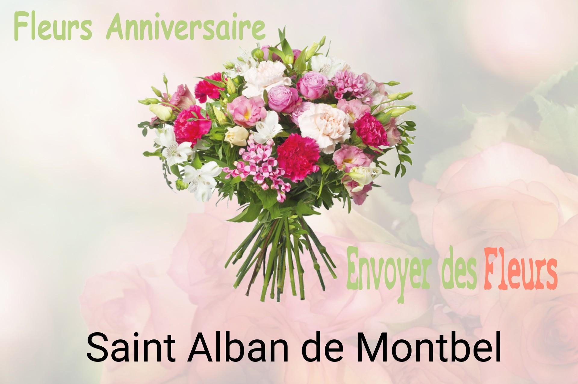 Bouquet de fleurs d’anniversaire livré à Saint-Alban-de-Montbel