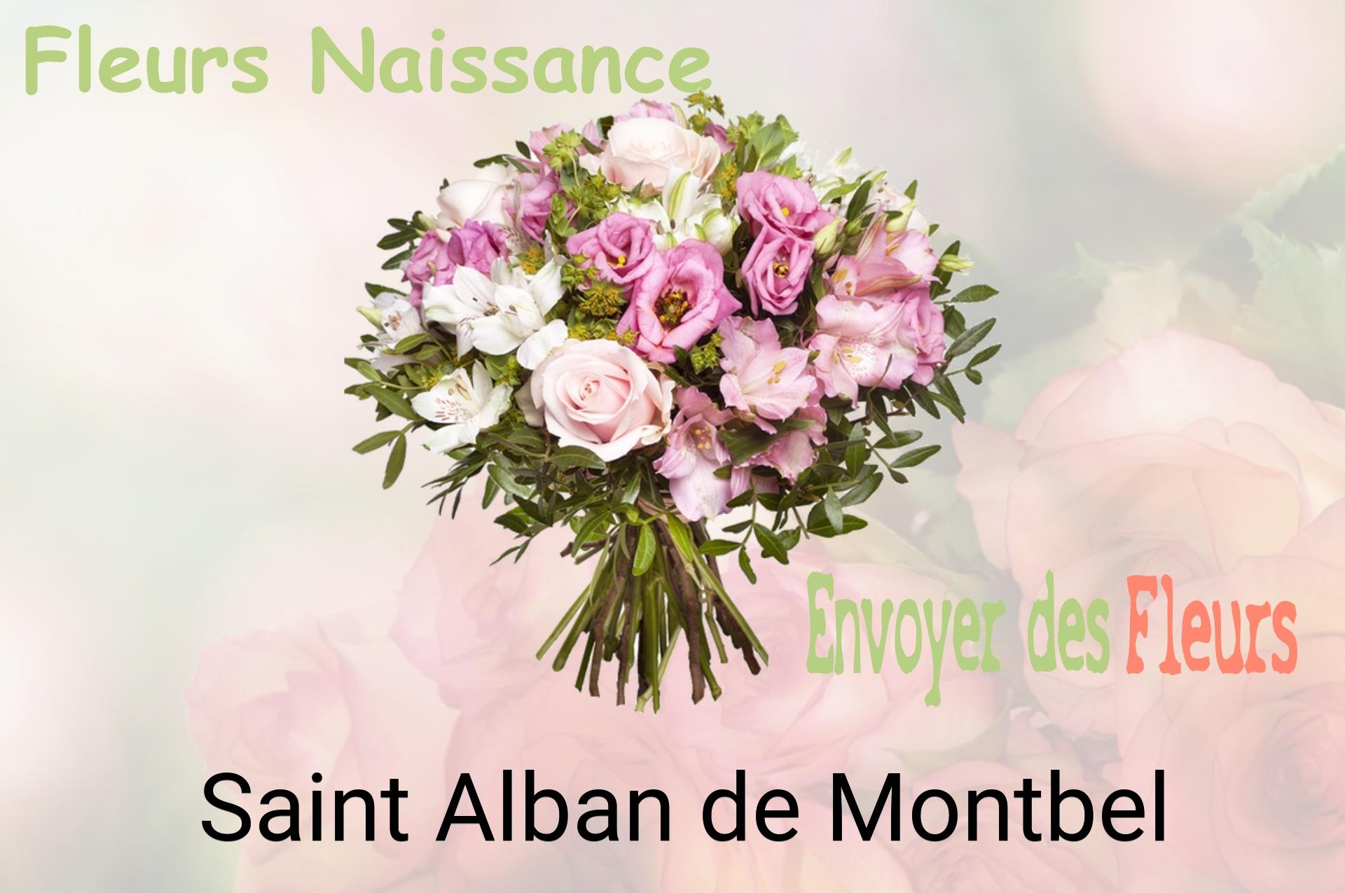 Bouquet de fleurs de naissance livré à Saint-Alban-de-Montbel