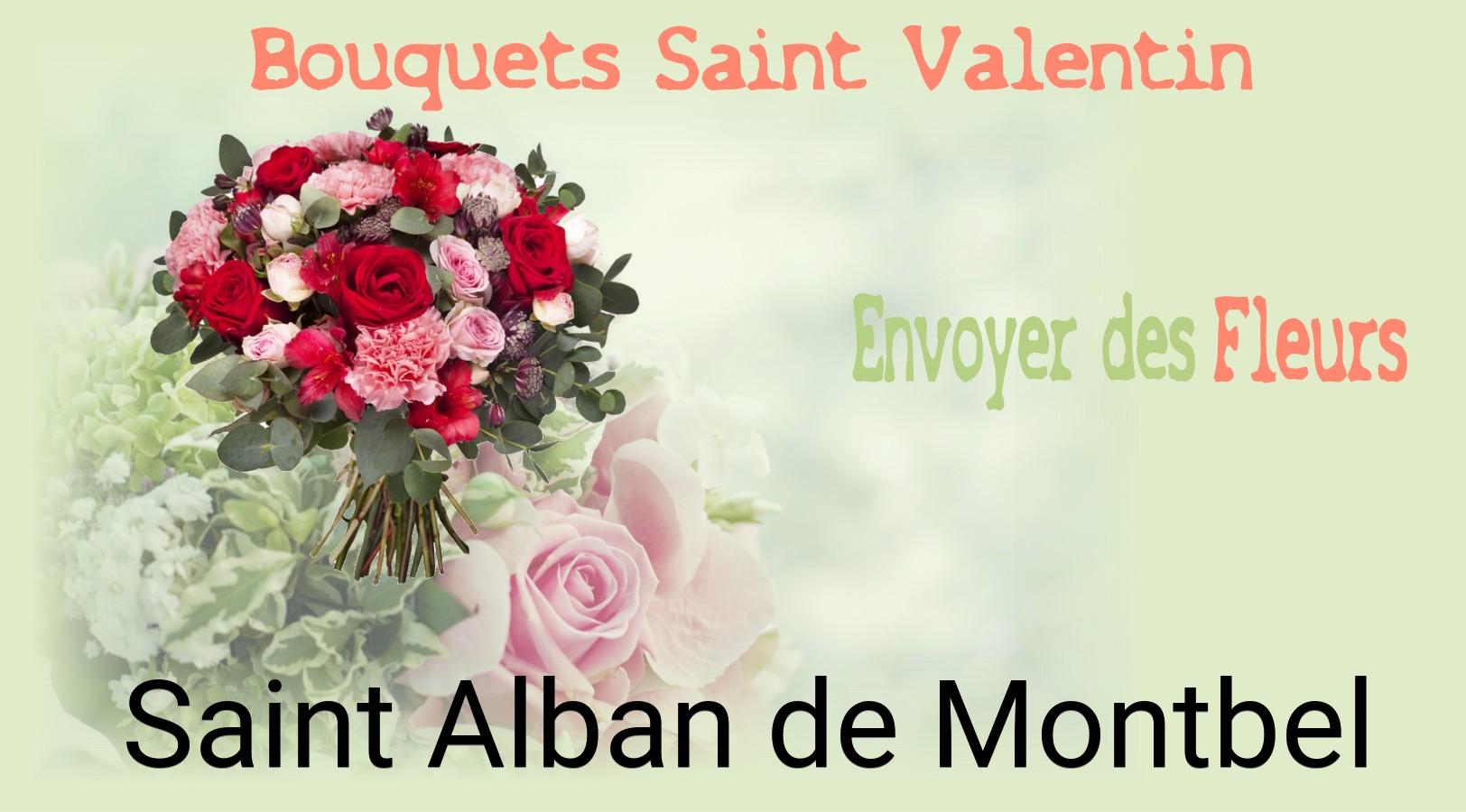Roses de Saint-Valentin livrées à Saint-Alban-de-Montbel